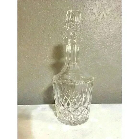 Vintage Crystal Clifden Pattern Wine/Liquor Decanter - Picture 3 of 8